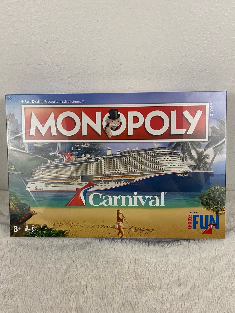 Monopoly 2020 Carnival Cruise Line Edition New Sealed